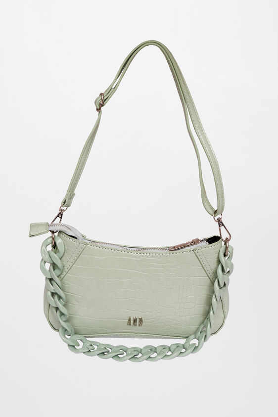 Sage Green Shoulder Bag, , image 1